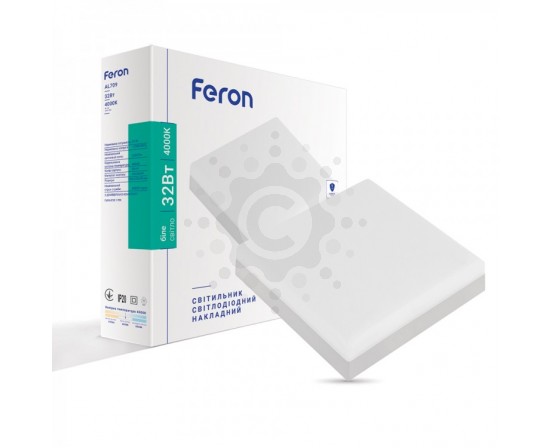Накладний світлодіодний світильник Feron AL709 32W 4000К 7689