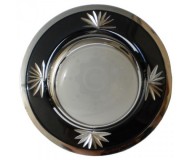 Встраиваемый светильник Feron 246DL черный металлик серебро