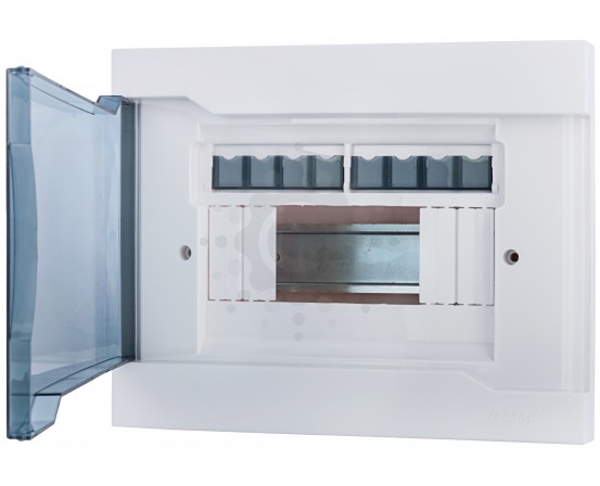 Щит пластиковый Lezard под 8 автоматов встраиваемый IP40 730-1000-008 фото 1