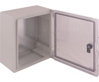 Шкаф ударостійкий з АБС-пластика E.NEXT e.plbox.300.350.165.tr, 300х350х165мм, IP65 з прозорими дверцятами