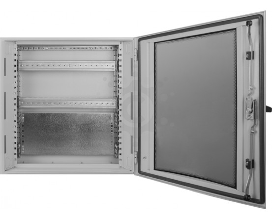 Корпус металлический E.NEXT e.mbox.industrial.n.120.bc.gl IP55 навесной на 120 модулей со сплошной панелью, со стеклом CPD6010520 фото 1