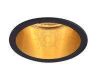 Вбудований світильник Feron DL6003 чорний золото