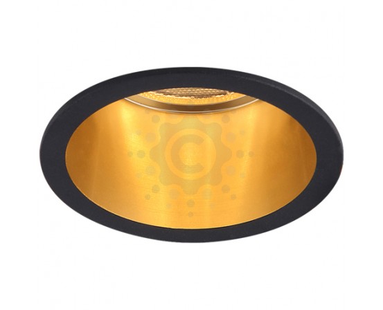 Встраиваемый светильник Feron DL6003 черный золото  6144
