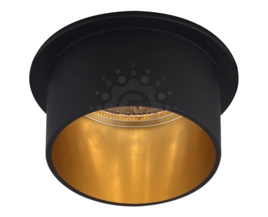 Вбудований світильник Feron DL6005 чорний золото 6146