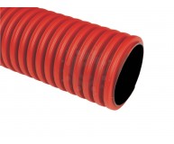 Труба гофрированная Kopos Kopodur 200/176 двустенная жесткая красная (6м)
