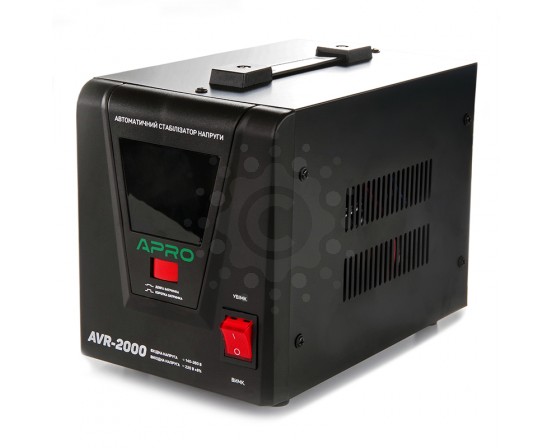 Стабілізатор напруги релейний AVR-2000, 1600Вт APRO 852020