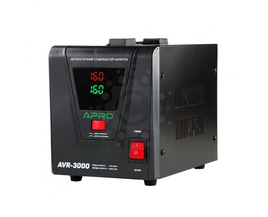 Стабілізатор напруги релейний AVR-3000, 2400Вт APRO 852023