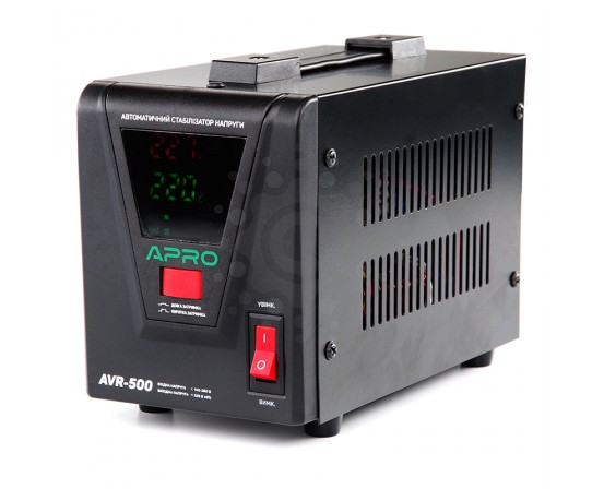 Стабілізатор напруги релейний AVR-500, 400Вт APRO 852005
