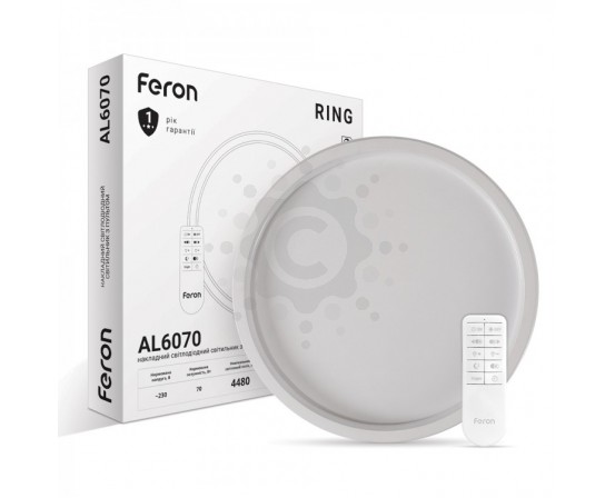 Світлодіодний світильник Feron AL6070 RING 70W 7430 фото 1