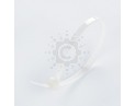 Кабельная стяжка многоразовая 5*400 белая (пач. 100 штук) APRO STM-W5400