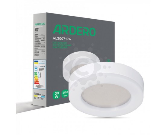 Світлодіодний світильник Ardero AL3007-RW 30W 5000К IP65 білий 8065
