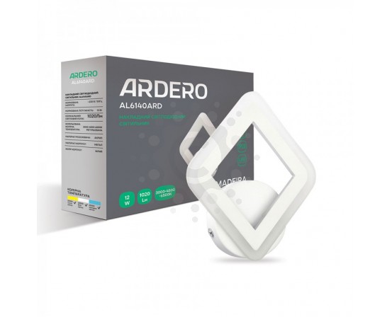 Настінний світлодіодний світильник Ardero AL6140ARD 12W MADEIRA 8102