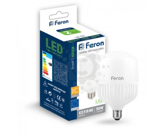 Светодиодная лампа Feron LB-65 30W E27-E40 4000K 5568 фото 1