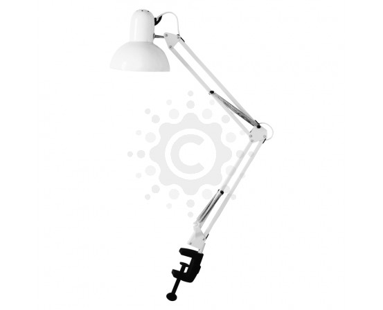 Настільний світильник під лампу Е27 Feron DE1430 білий 6703