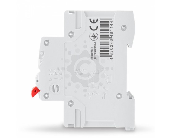 Автоматичний вимикач RS4 1п 32А С 4,5кА VIDEX RESIST VF-RS4-AV1C32 фото 2