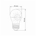 LED лампа VIDEX  G45e 3.5W E27 4100K VL-G45e-35274 фото 2