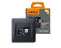 Розетка CAT3 одинарна телефонна чорний графіт VIDEX BINERA VF-BNSK1TF3-BG