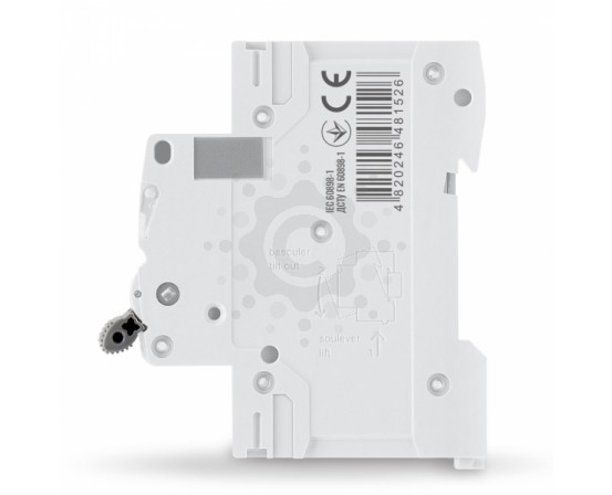 Автоматичний вимикач RS6 2п 50А 6кА С VIDEX RESIST VF-RS6-AV2C50 фото 2