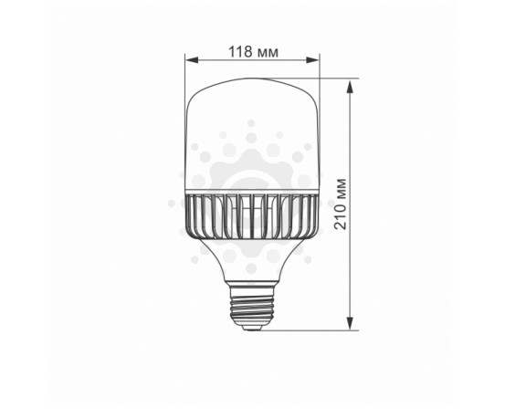 LED лампа VIDEX A118 50W E27 5000K VL-A118-50275 фото 2