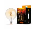 LED лампа VIDEX Filament G125FASD 5W E27 2200K дімерна бронза VL-G125FASD-05272