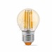 LED лампа VIDEX Filament G45FA 6W E27 2200K бронза VL-G45FA-06272 фото 2