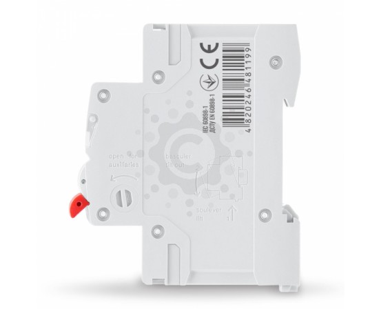 Автоматичний вимикач RS4 2п 10А С 4,5кА VIDEX RESIST VF-RS4-AV2C10 фото 2