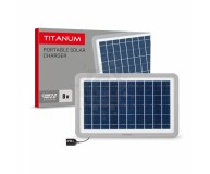 Портативное зарядное устройство солнечная панель TITANUM TSO-M508U 8W