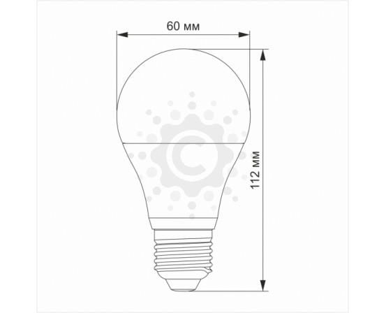 LED лампа TITANUM A60 12W E27 4100K 220V TLA6012274 фото 1