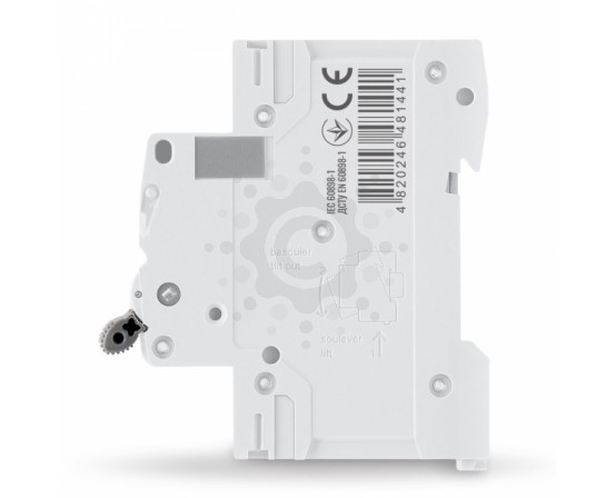 Автоматичний вимикач RS6 1п 63А 6кА С VIDEX RESIST VF-RS6-AV1C63 фото 2