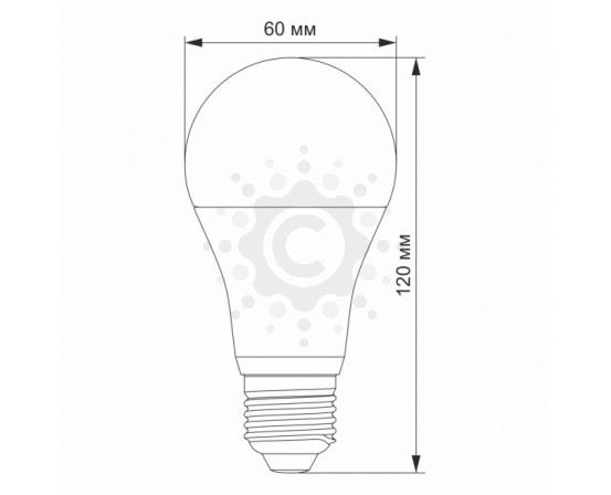 LED лампа VIDEX  A65e 15W E27 4100K VL-A65e-15274 фото 1
