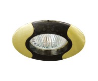 Встраиваемый светильник Feron 020 R-50 черный золото