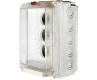 Коробка монтажная пластиковая E.NEXT SB-K-51 IP55 под пробки-автоматы  (250*166*140)