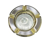 Встраиваемый светильник Feron 098 R-50 титан золото