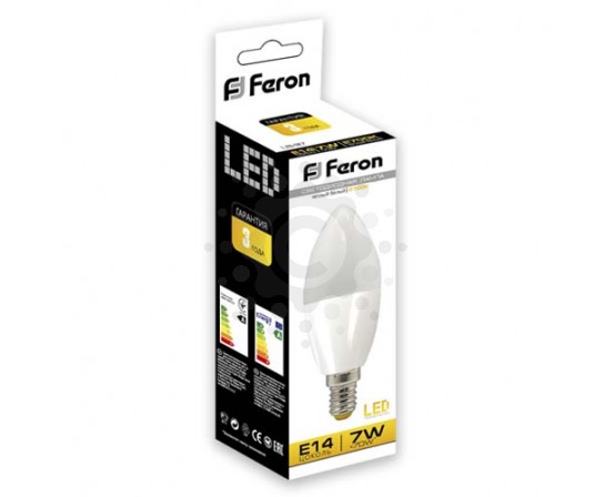 Світлодіодна лампа Feron LB-97 7W E14 2700K 4494 фото 1