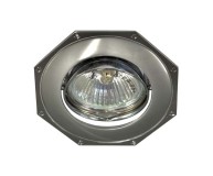 Встраиваемый светильник Feron 305Т MR-16 серый хром