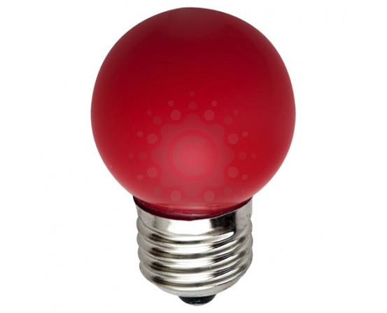 Светодиодная лампа Feron LB-37 1W E27 красная 4585