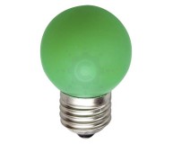 Світлодіодна лампа Feron LB-37 1W E27 зелена