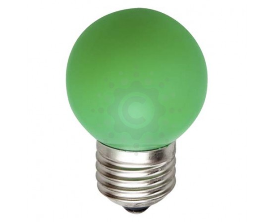 Светодиодная лампа Feron LB-37 1W E27 зеленая 4584