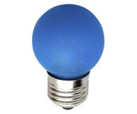 Світлодіодна лампа Feron LB-37 1W E27 синя