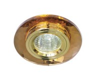 Встраиваемый светильник Feron 8050-2 коричневый золото