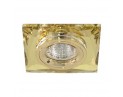 Вбудований світильник Feron 8150-2 жовтий золото 3488