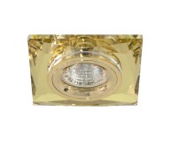 Вбудований світильник Feron 8150-2 жовтий золото