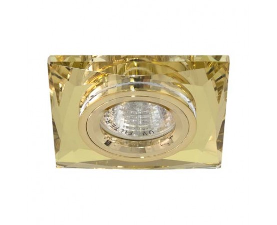 Вбудований світильник Feron 8150-2 жовтий золото 3488