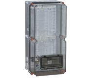 Коробка монтажная пластиковая E.NEXT ZP50 IP55 (505*250*204) c окном под 8-мод.