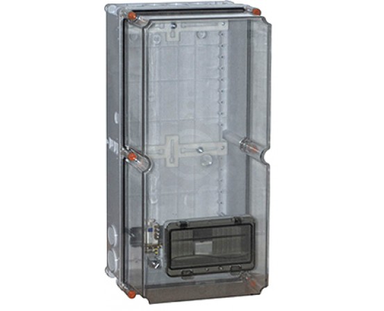 Коробка монтажная пластиковая E.NEXT ZP50 IP55 (505*250*204) c окном под 8-мод. 9703-000