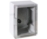 Шкаф ударопрочный из АБС-пластика E.NEXT  e.plbox.210.280.130.tr, 210х280х130мм, IP65 с прозрачной дверцей