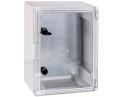 Шкаф ударопрочный из АБС-пластика E.NEXT  e.plbox.250.330.130.tr, 250х330х130мм, IP65 с прозрачной дверцей CP5012