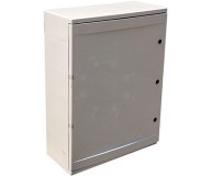 Шкаф ударопрочный из АБС-пластика E.NEXT  e.plbox.210.280.130.8m.blank, 210х280х130мм, IP65 с панелью под 8 модулей