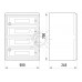Шкаф ударопрочный из АБС-пластика E.NEXT  e.plbox.500.700.245.88m.tr, 500х700х245мм, IP65 с прозрачной дверцей и панелью под 88 модулей CP5116 фото 1