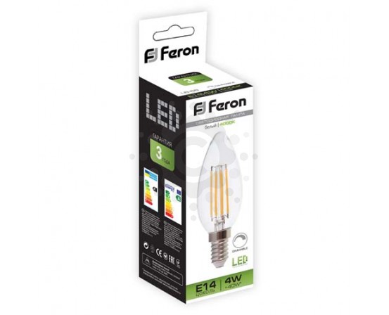 Світлодіодна лампа Feron LB-68 4W E14 4000K димірувана 4970 фото 1